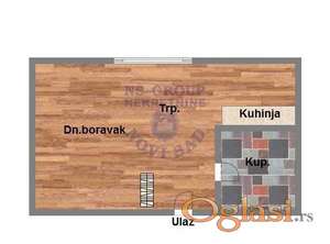 Garsonjera, 28m2 Telep