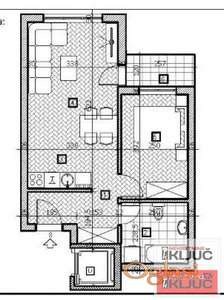 ADICE, 44m2, Dvosoban sa pdv