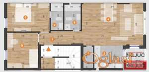 TELEP, 73m2, Trosoban sa pdv