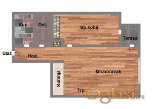 Nov dvosoban stan na Telepu