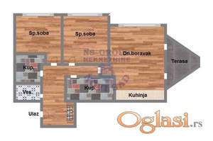 Trosoban 67m2 Bulevar Patrijarha Pavla