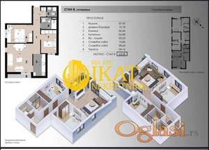 Bulevar kod Kluza, trosoban stan 63m2 + pdv ID#4577
