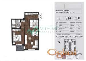 Grbavica, novogradnja, povrat pdv-a! 