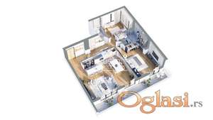 Premium novogradnja na Bežanijskoj kosi ID#24909
