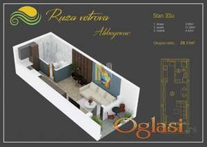 STUDIO APARTMAN u kompleksu - direktna prodaja (bez provizije)