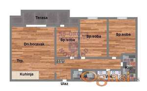 Cetvorosoban stan u Sremskoj Kamenici, 91m2