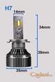 YHKOMS LED H7 sijalice Canbus 120W par EXTREMNO JAKE
