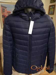 Odlicna muska zimska jakna sa kapuljacom Kappa XL Teget