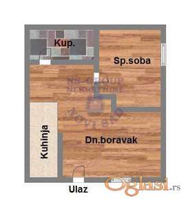 Dvosoban 38m2 Veternik