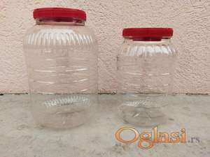 Nove plastične tegle 3 i 5l