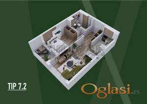 Dvosoban stan u luksuznom stambeno-poslovnom kompleksu