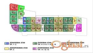 Jednoiposoban stan u luksuznom stambeno-poslovnom kompleksu