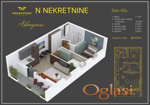 Dvoiposoban stan u kompleksu - direktna prodaja (bez provizije)