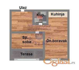 Dvosoban stan na Telepu,41m2