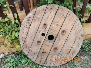 Okrugla daska za sto drvena