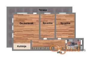 Trosoban stan u izgradnji, pdv, 70m2!