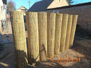 Trska za ograde, trščani suncobrani, krovovi od trske. Presovana trska, trska za solitarne pčele