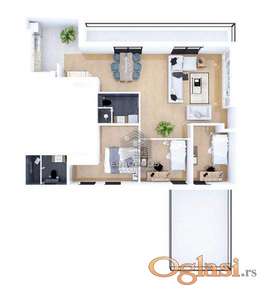 Lux Penthouse sa terasom od 100m2 ID#7861