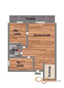 Dvoiposoban - 58m2 - Adice!