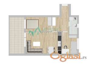 Petrovaradin, Novi Majur - Dvoiposoban stan 65 m2 