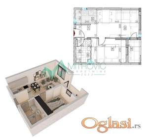 Sremska Kamenica - Kvalitetna zgrada - stanovi od 28m2 do 130 m2 