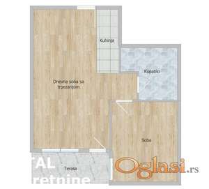 Stan NOVI SAD,TELEP - 39 m2 90920 €, ID: 1101433