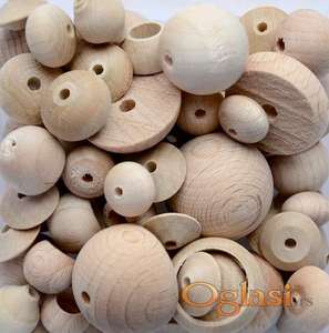 Drvene perle ,poluperli,točkići,kockice