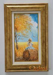 Ulje na platnu - Uspomena iz sela 6, prelepo!