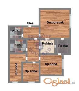 Četvorosoban 83m2 Sremska Kamenica