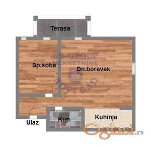 Dvosoban stan u Vrdniku, 51m2