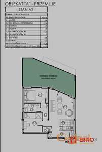 ***TROSOBAN STAN SA PRIVATNIM DVORIŠTEM OD40M2 I POGLEDOM NA NOVI SAD***