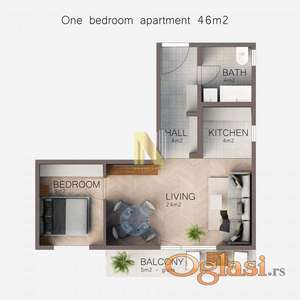 Kompletno renoviran stan - južni Telep