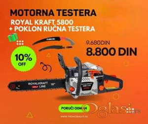 Motorna Testera ROYAL KRAFT 5.8 ks