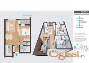 Stan 43 m2