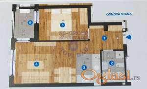 Dvosoban stan u izgradnji! Vrhunski kvalitet!