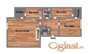 Cetvorosoban stan u izgradnji-Lipov gaj