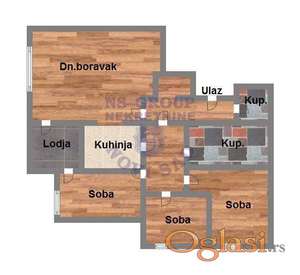 Troiposoban stan u izgradnji u lux objektu useljiv u novembru 2026.g.