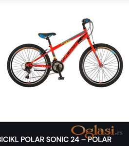 Dečiji bicikl Junior polar sonic 24