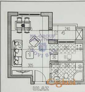 Jednosoban stan u izgradnji-Stari Majur,Petrovaradin