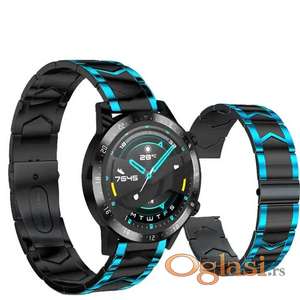 Huawei GT2 GT3 Pro 46mm Luxury Business Narukvica Black blue