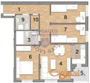 CETVOROSOBAN U IZGRADNJI PREMIUM KVALITETA!