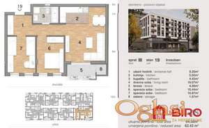 Novogradnja na Telepu-62m2-212.200e