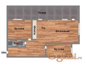 TROSOBAN  ADICE  85M2 -  POVRAT PDV-A