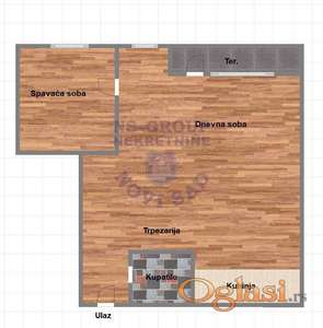 51m2 Odlican dvosoban stan u izgradnji