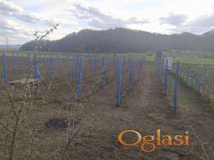 Stubovi za malinjak i komplet oprema