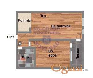 Dvosoban stan na Podbari u izgradnji