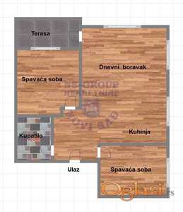 Dvoiposoban stan 53m2 - Petrovaradin, Sadovi