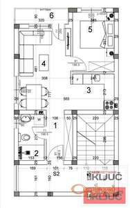 ADICE, 40m2, Jednoiposoban sa pdv