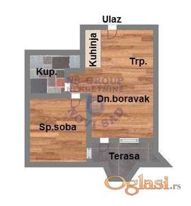 Odličan dvosoban stan u izgradnji na Telepu! 39m2