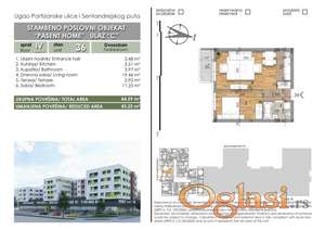 Stan 43m2, namešten, Salajka